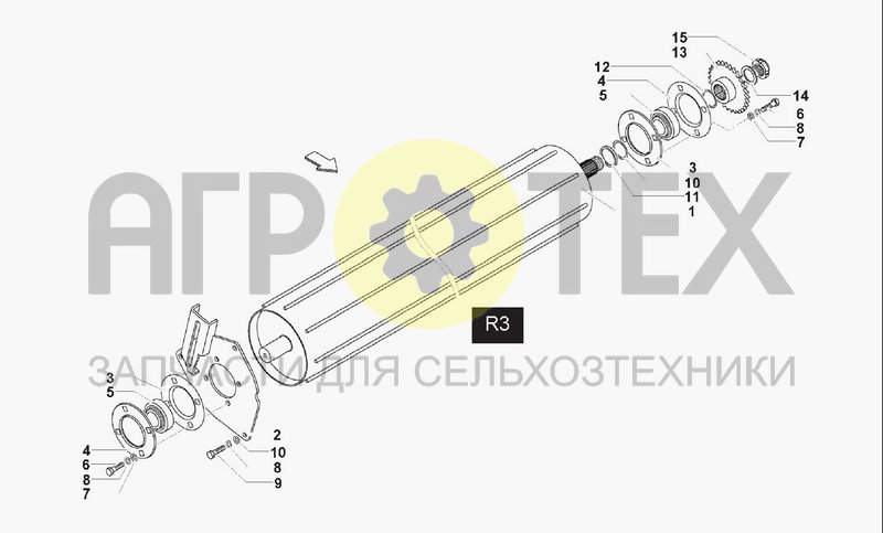 Чертеж ROLLER R3