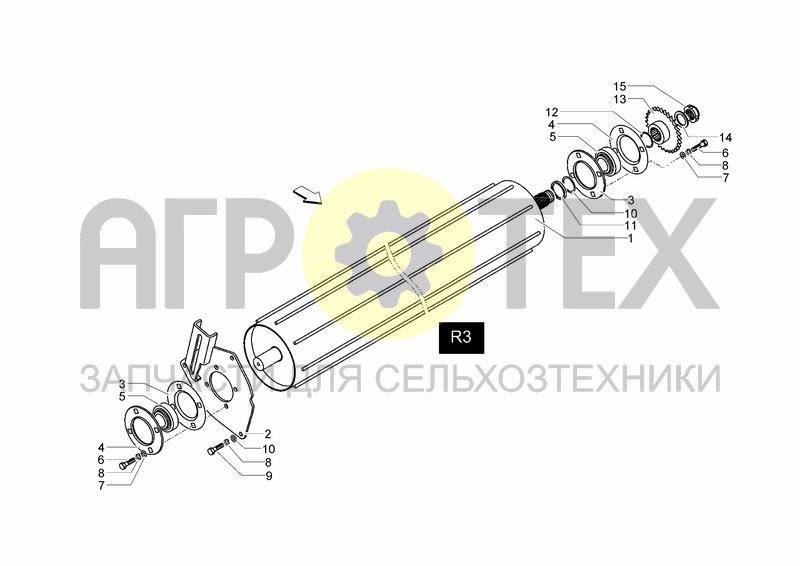 Чертеж ROLLER R3