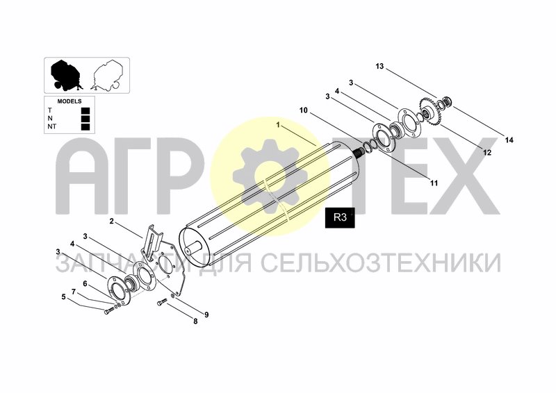 Чертеж ROLLER R3