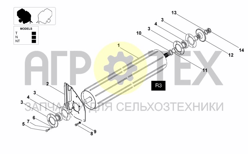 Чертеж ROLLER R3