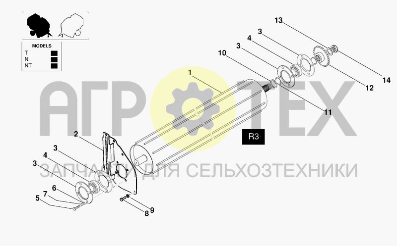 Чертеж ROLLER R3