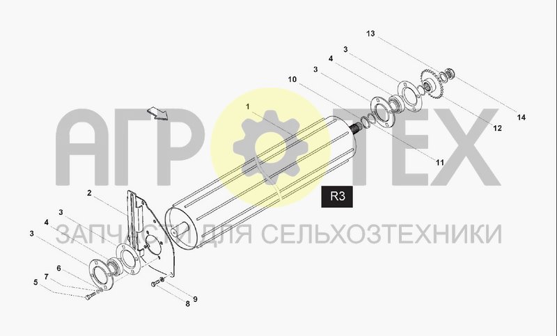 Чертеж ROLLER R3