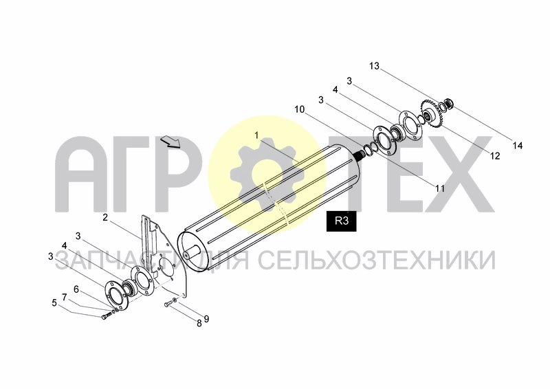 Чертеж ROLLER R3