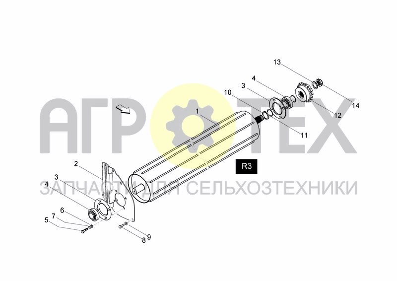 Чертеж ROLLER R3