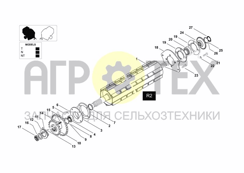 Чертеж ROLLER R2