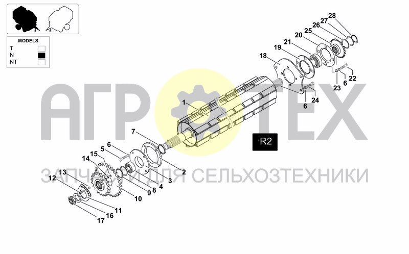 Чертеж ROLLER R2