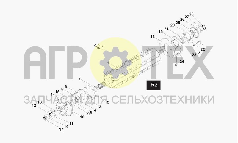 Чертеж ROLLER R2