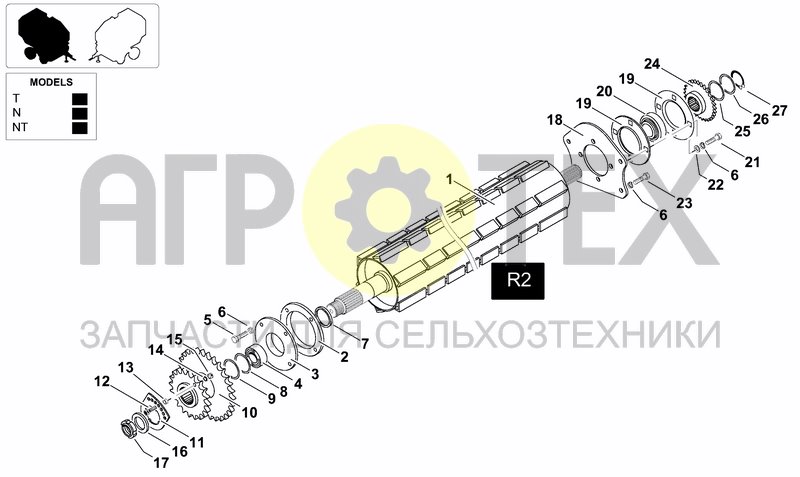 Чертеж ROLLER R2