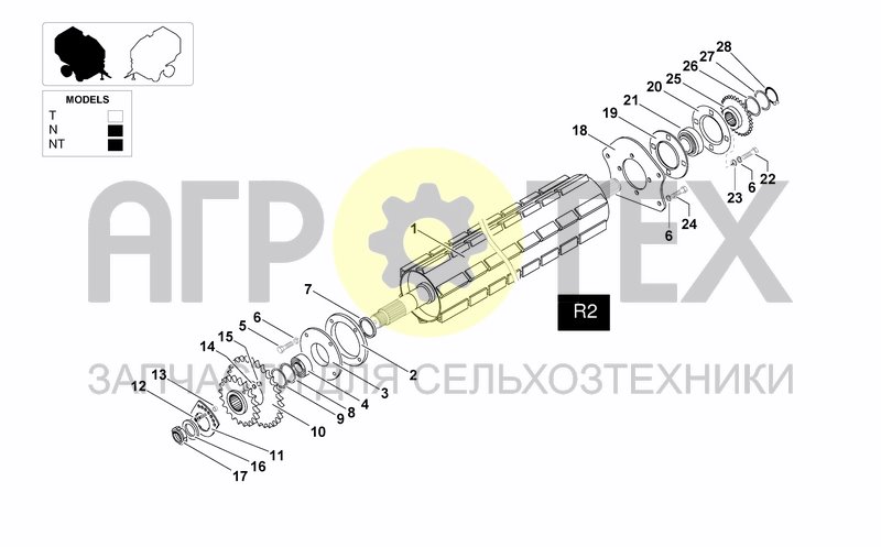 Чертеж ROLLER R2