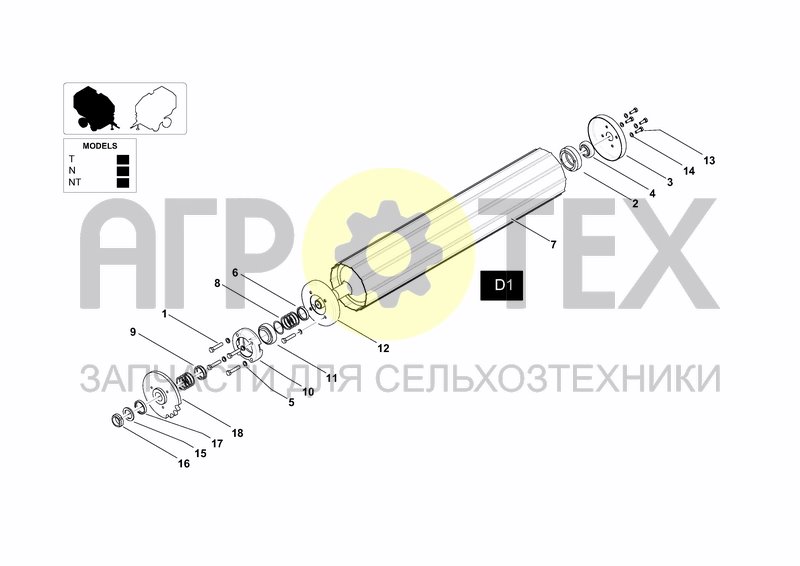 Чертеж ROLLERS D1