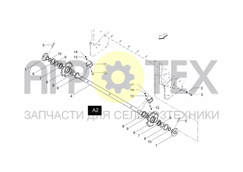 Чертеж LOWER SHAFT