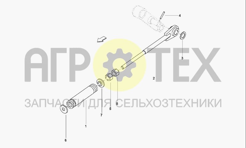 Чертеж SPRING & CHAIN TENSIONER