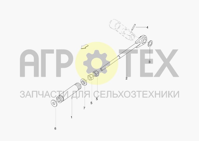 Чертеж SPRING AND CHAIN TENSIONER