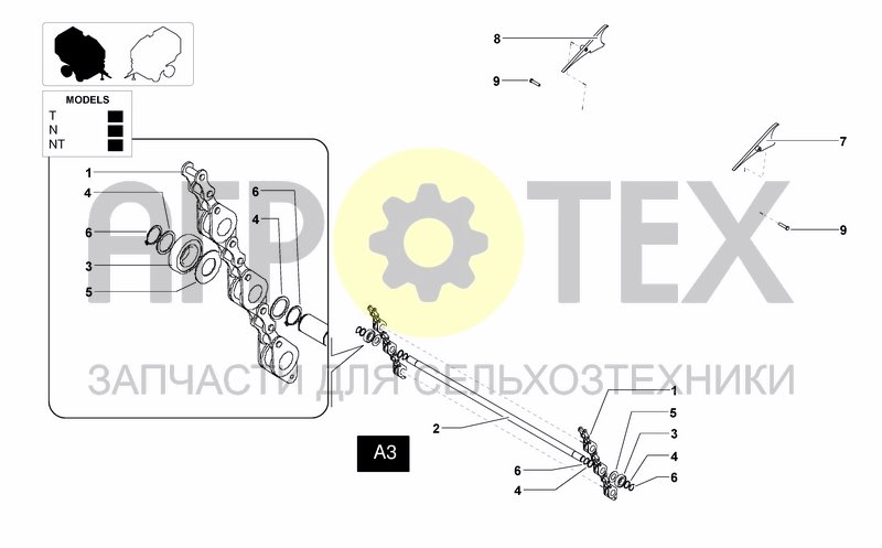 Чертеж CHAINS & SLATS