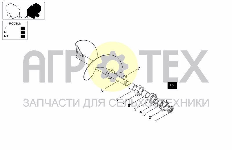 Чертеж RAKE FEEDER & PICKUP