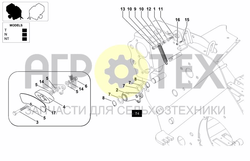 Чертеж RAKE FEEDER & PICKUP