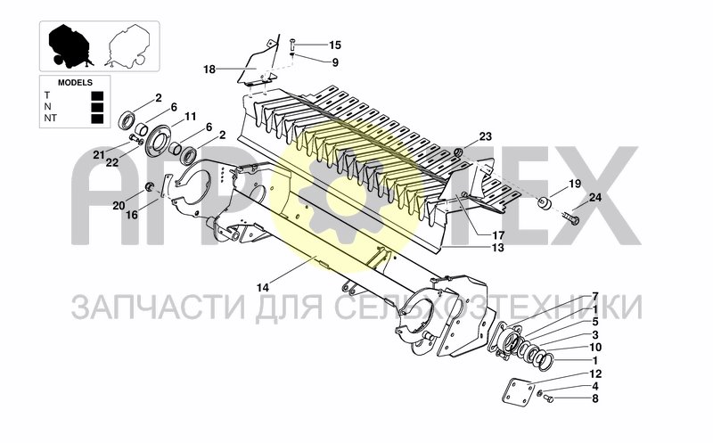 Чертеж RAKE FEEDER