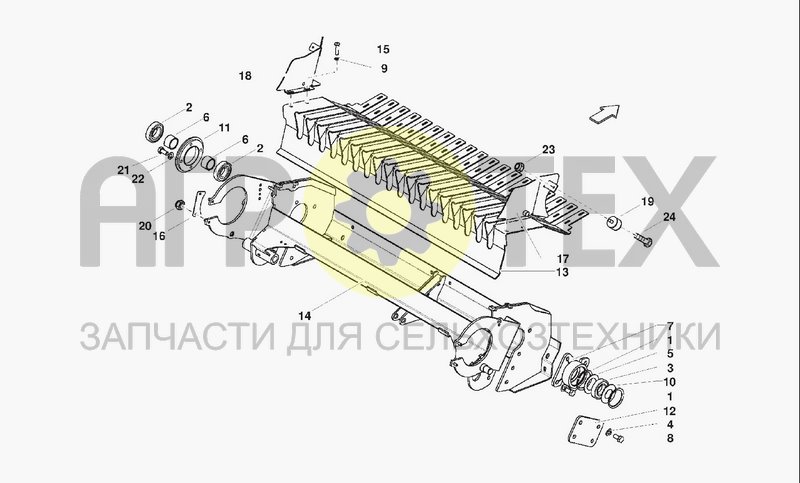 Чертеж RAKE FEEDER