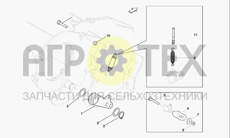 Чертеж RAKE FEEDER