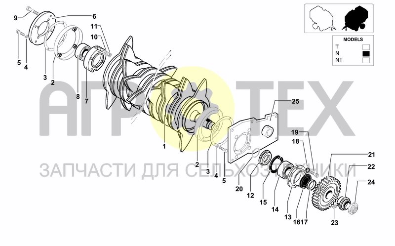 Чертеж CUTTER DEVICE SC25