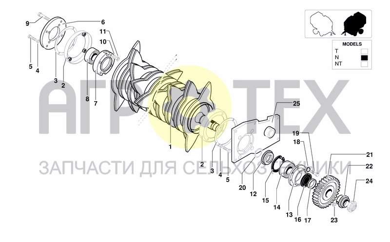 Чертеж CUTTER DEVICE SC25