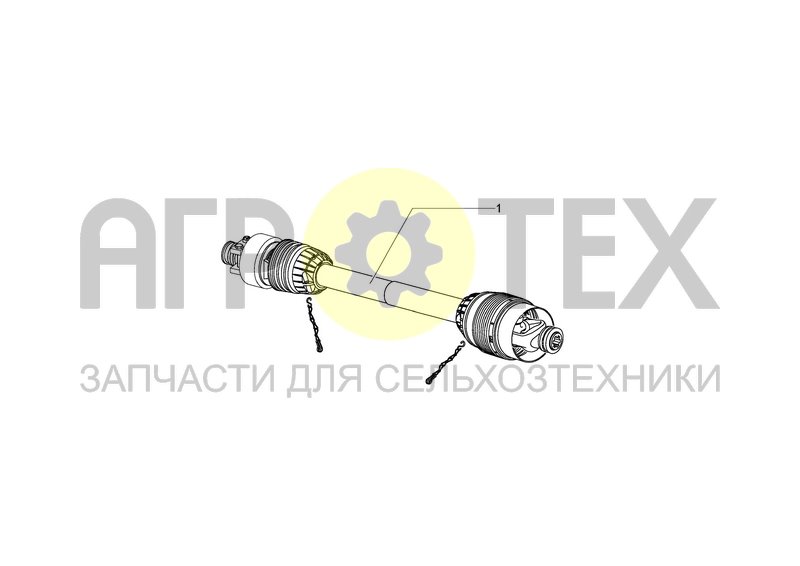 Чертеж PTO DRIVE SHAFT