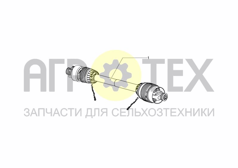 Чертеж PTO SHAFT