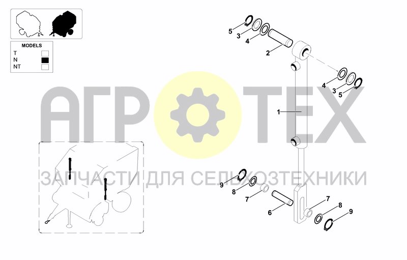 Чертеж DENSITY HYDRAULIC CYLINDER