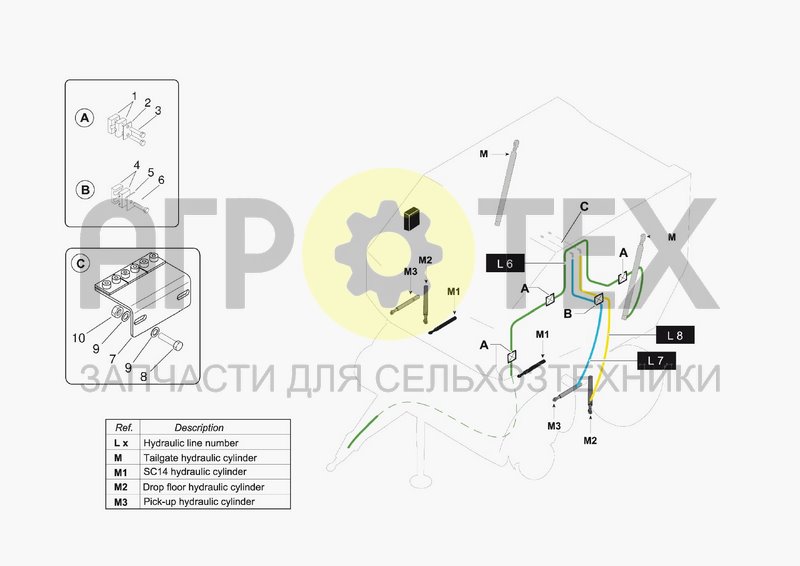 Чертеж LH INDEX