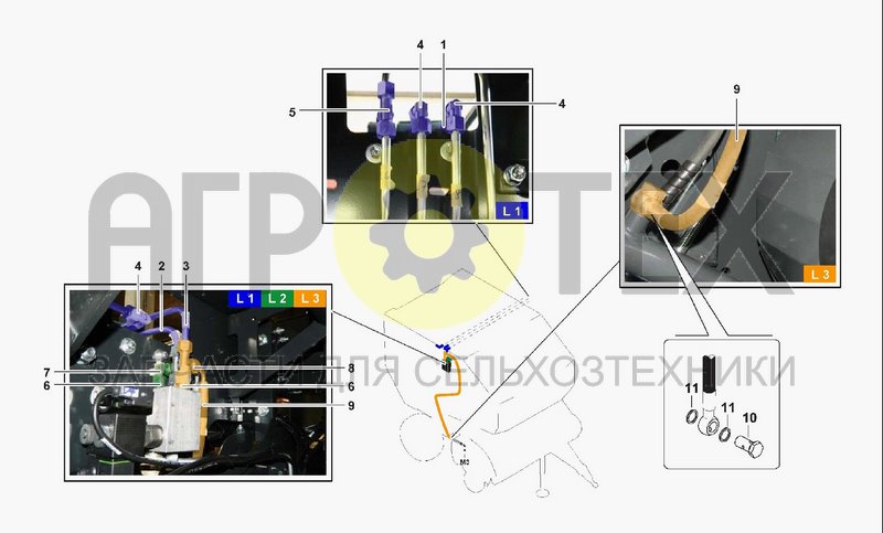 Чертеж HYDRAULIC SYSTEM