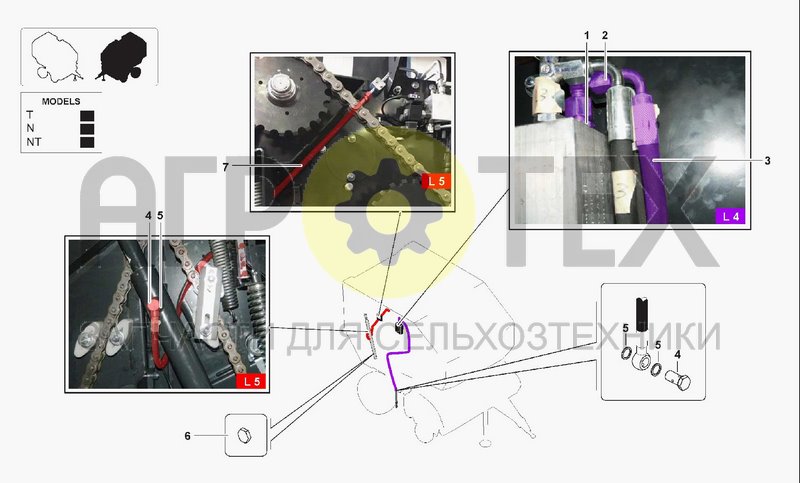 Чертеж HYDRAULIC SYSTEM