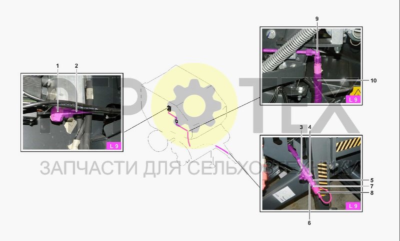 Чертеж HYDRAULIC SYSTEM