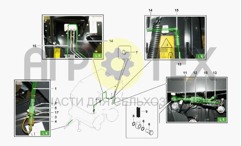 Чертеж HYDRAULIC SYSTEM