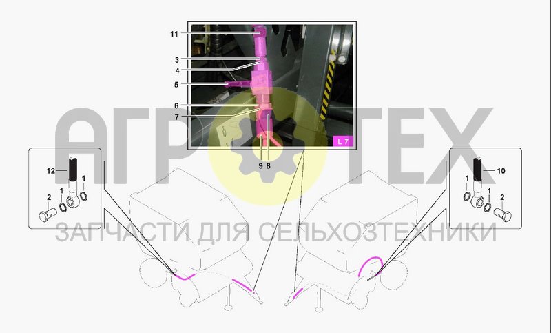 Чертеж HYDRAULIC SYSTEM