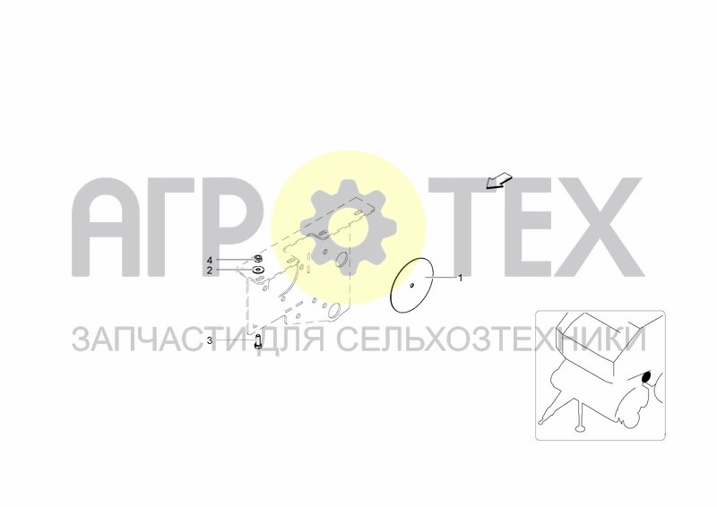 Чертеж PROTECTION FOR ROTOR CHAIN