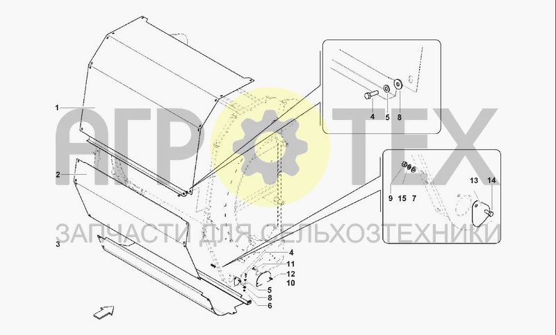 Чертеж PANELS FOR TAILGATE