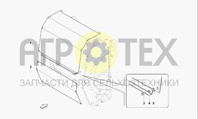 Чертеж PANELS FOR TAILGATE