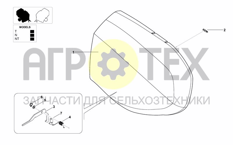 Чертеж FIXED SIDE COVERS