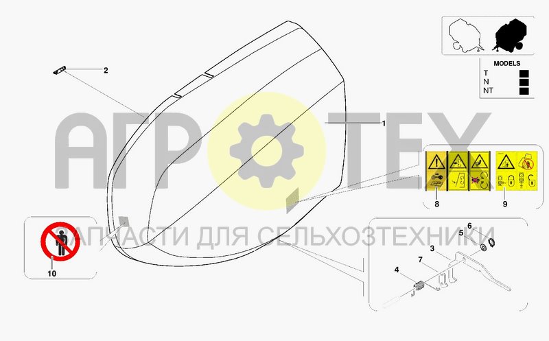 Чертеж FIXED SIDE COVERS