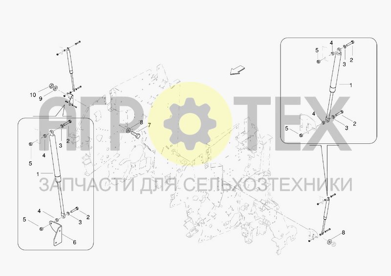 Чертеж PARTS FOR SIDE COVERS