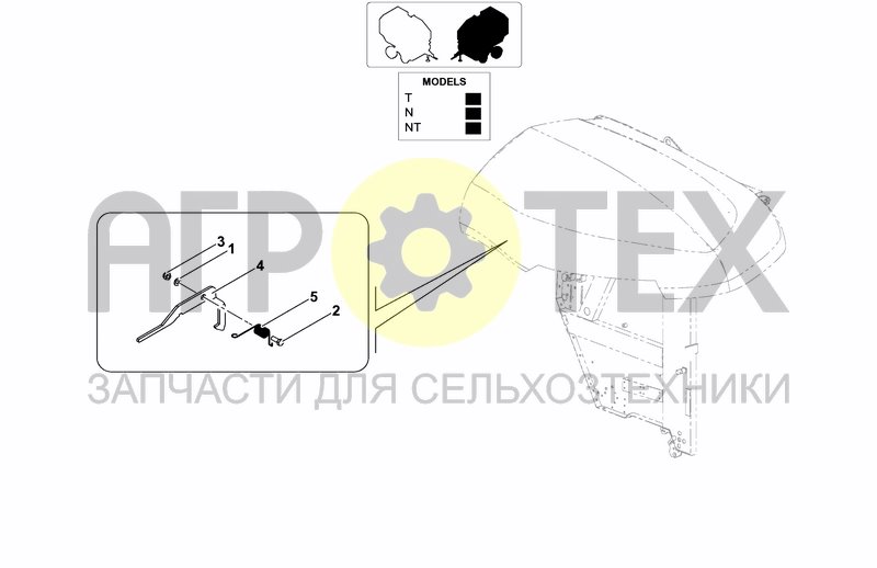 Чертеж PARTS FOR SIDE GUARDS