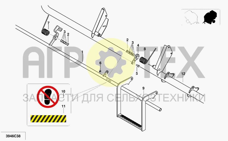 Чертеж SAFETY DEVICE PICKUP XL RF3300 SERIES