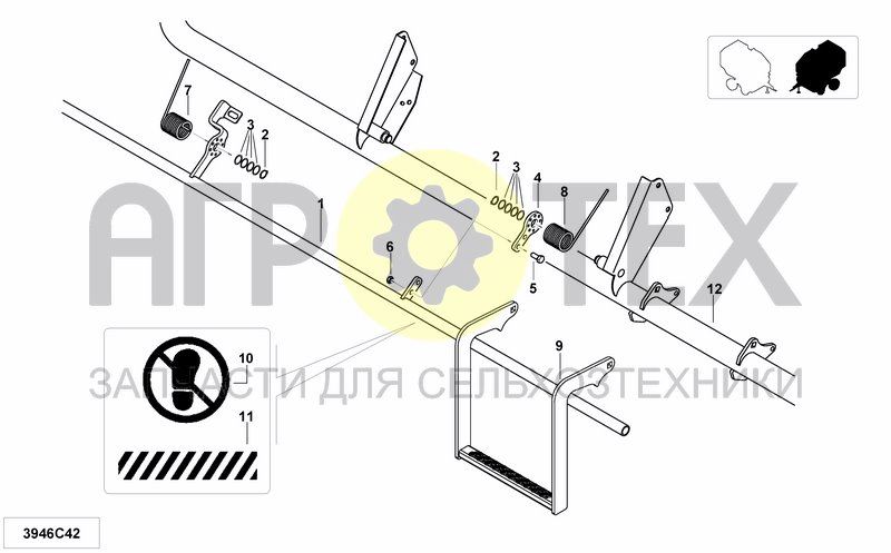 Чертеж SAFETY DEVICE PICKUP L RF3200 SERIES ROTARY FEEDER