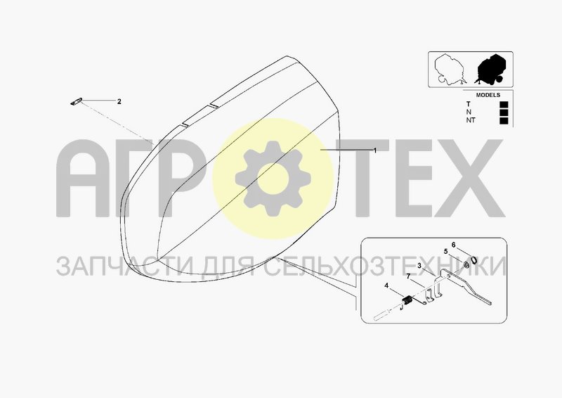 Чертеж FIXED SIDE COVERS