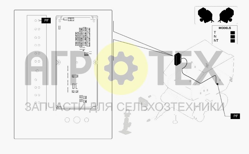 Чертеж GENERIC ELECTRIC SYSTEM - BALE SHAPE INDICATORS