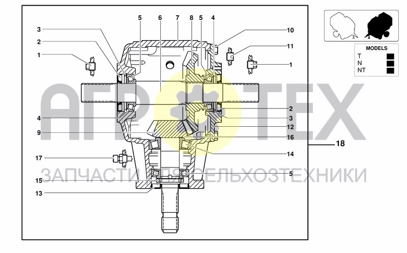 Чертеж GEAR BOX