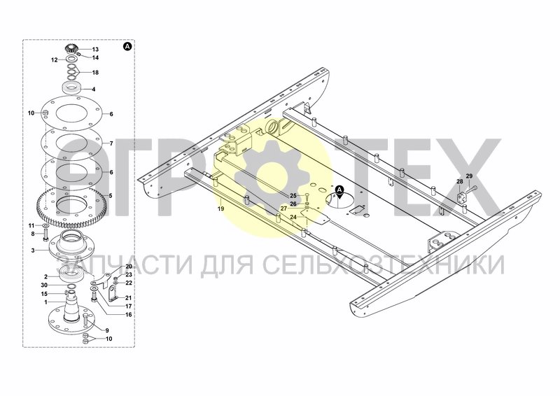 Чертеж TURNING PLATFORM