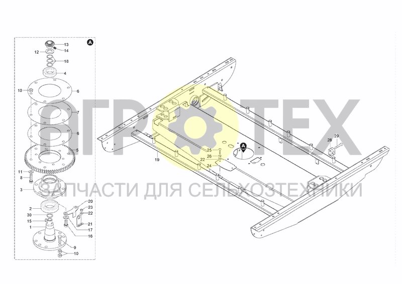 Чертеж TURNING PLATFORM