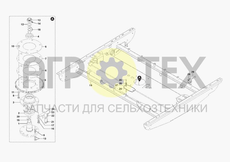 Чертеж TURNING PLATFORM