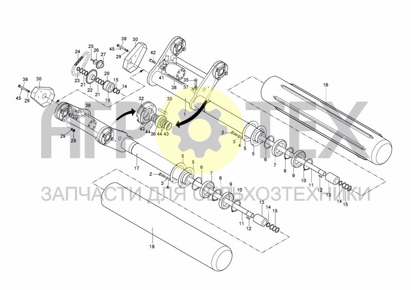 Чертеж FEEDING ROLLERS